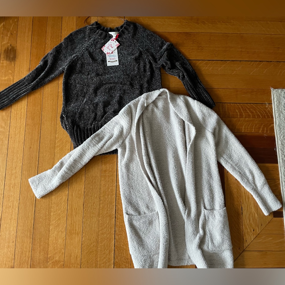 Bundle of neutral color sweaters